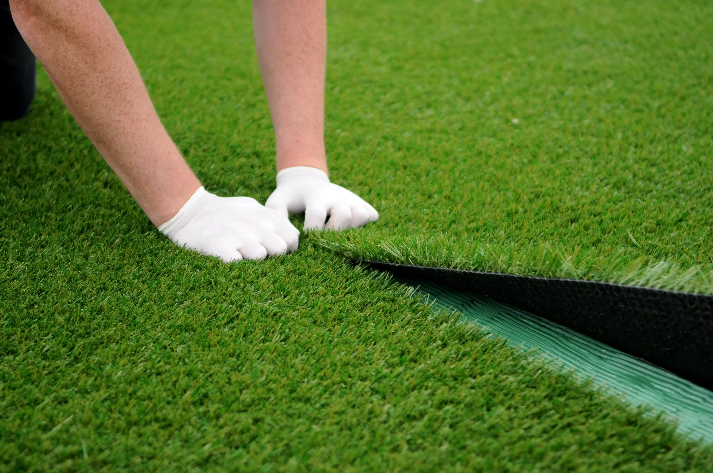 Professional artificial turf installation in Garland
